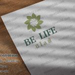 โลโก้รูปใบไม้ Be Life