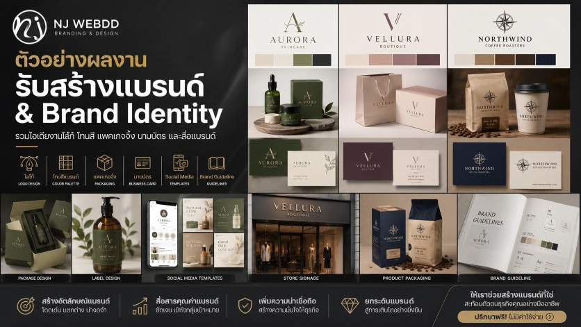 ผลงานสร้างแบรนด์สวยๆ